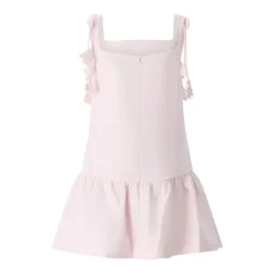 Self Portrait Minikleid mit Blumendetails pink Minikleid