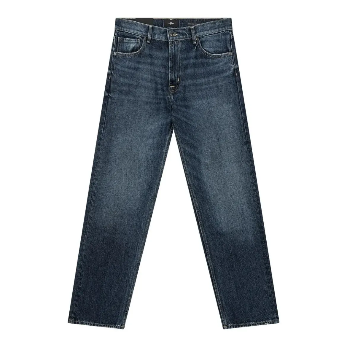 Seven for all Mankind Straight-Fit Jeans blau Straight Leg Jeans