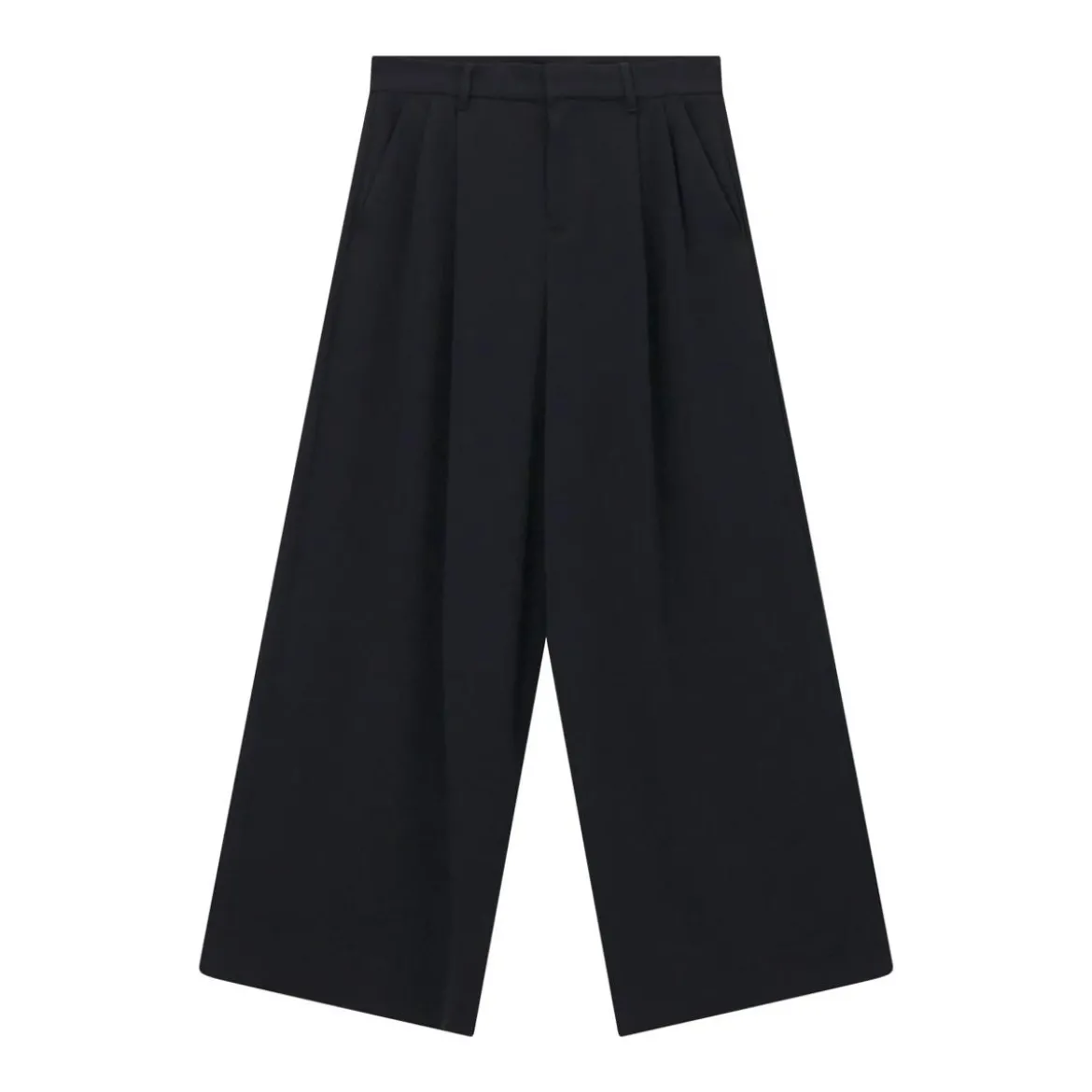 S Max Mara Weite Hose Donata blau Marlene-Hose