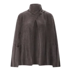 Sminfinity Cardigan aus Kaschmir braun Übergangsjacke