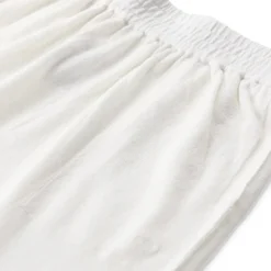 Sminfinity Hose aus Leinenmix weiß Stoffhose