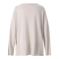 Sminfinity Longsleeve aus Seide & Leinen blau Longsleeve