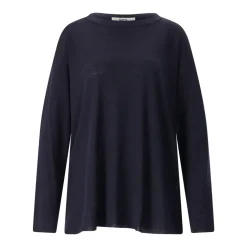 Sminfinity Longsleeve aus Seide & Leinen blau Longsleeve