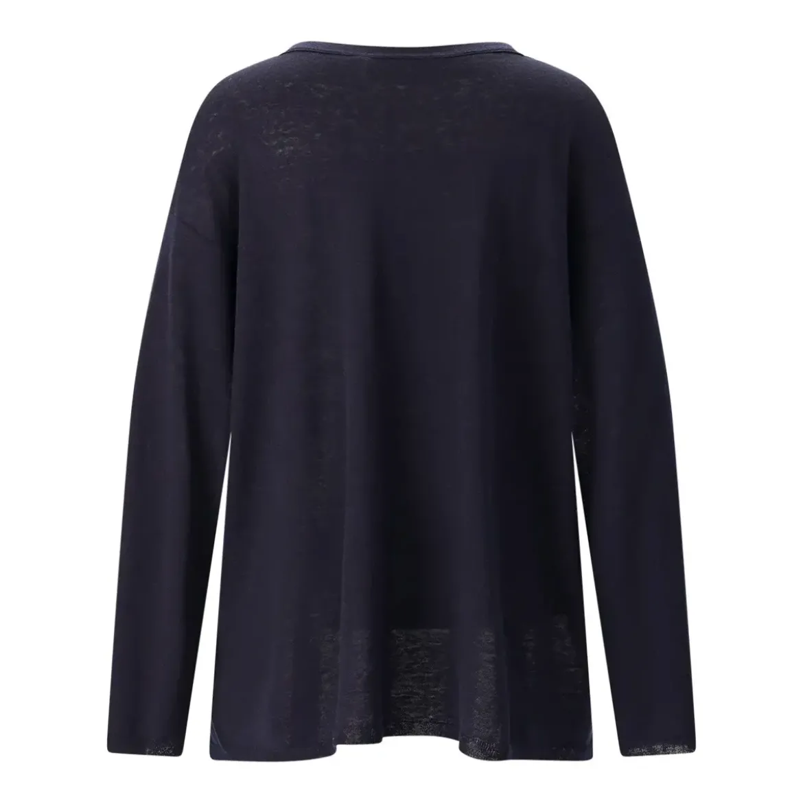 Sminfinity Longsleeve aus Seide & Leinen blau Longsleeve