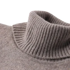 Sminfinity Midikleid aus Kaschmir braun Minikleid