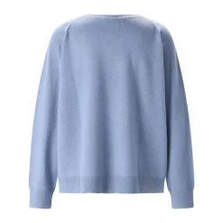 Sminfinity Pullover aus Kaschmir-Mix blau Pullover