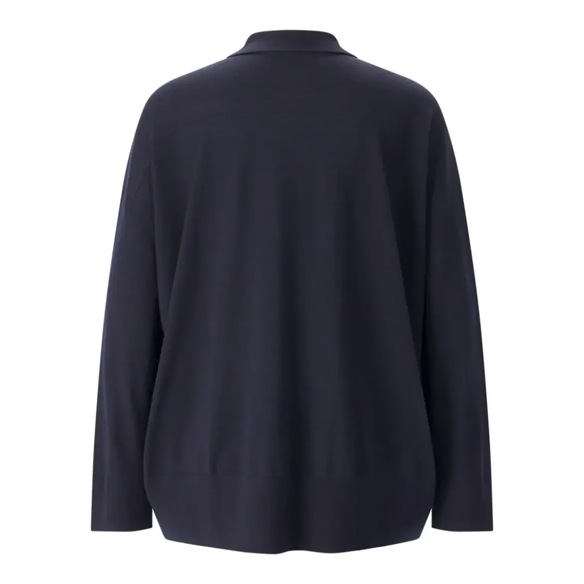 Sminfinity Pullover aus Merinowolle blau Poloshirt