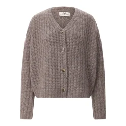 Sminfinity Strickjacke aus Kaschmir & Seide braun Strickjacke