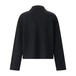 Sminfinity Strickjacke aus Merinowolle schwarz Übergangsjacke