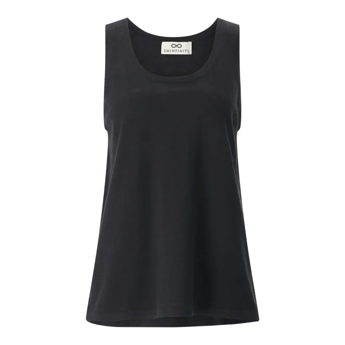 Sminfinity Top aus Leinenmix schwarz Top