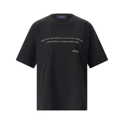 Sportmax Crewneck T-Shirt With Chest Print White T-Shirt