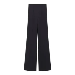 Sportmax Flared Hose Gettone schwarz Stoffhose
