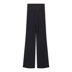 Sportmax Flared Hose Gettone schwarz Stoffhose