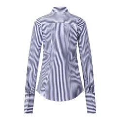 Sportmax Hemdbluse Conio mit Streifen blau Bluse