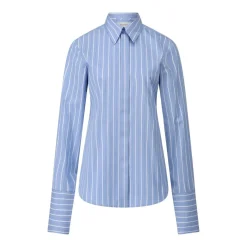 Sportmax Hemdbluse Conio mit Streifen blau Bluse