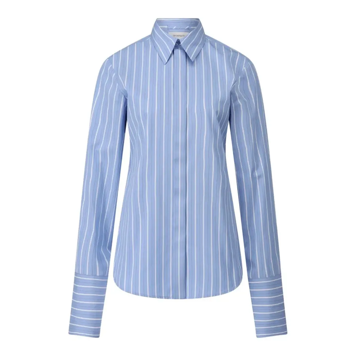 Sportmax Hemdbluse Conio mit Streifen blau Bluse