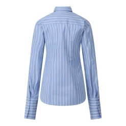 Sportmax Hemdbluse Conio mit Streifen blau Bluse