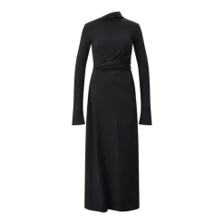 Sportmax Maxikleid Edile aus Wolle schwarz Maxikleid