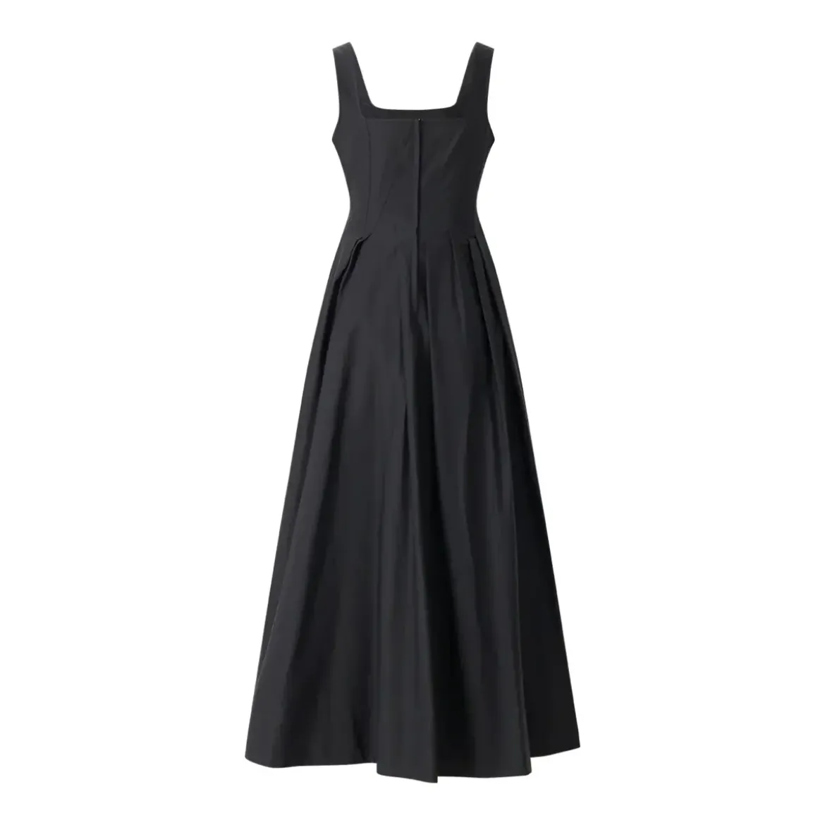 Sportmax Maxikleid Giro aus Baumwolle schwarz Maxikleid