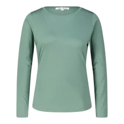 Stefan Brandt Langarmshirt Fanny grün T-Shirt