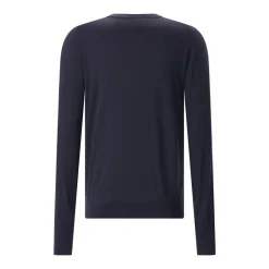Stefan Brandt Pullover Enno aus Wolle dunkelblau Longsleeve