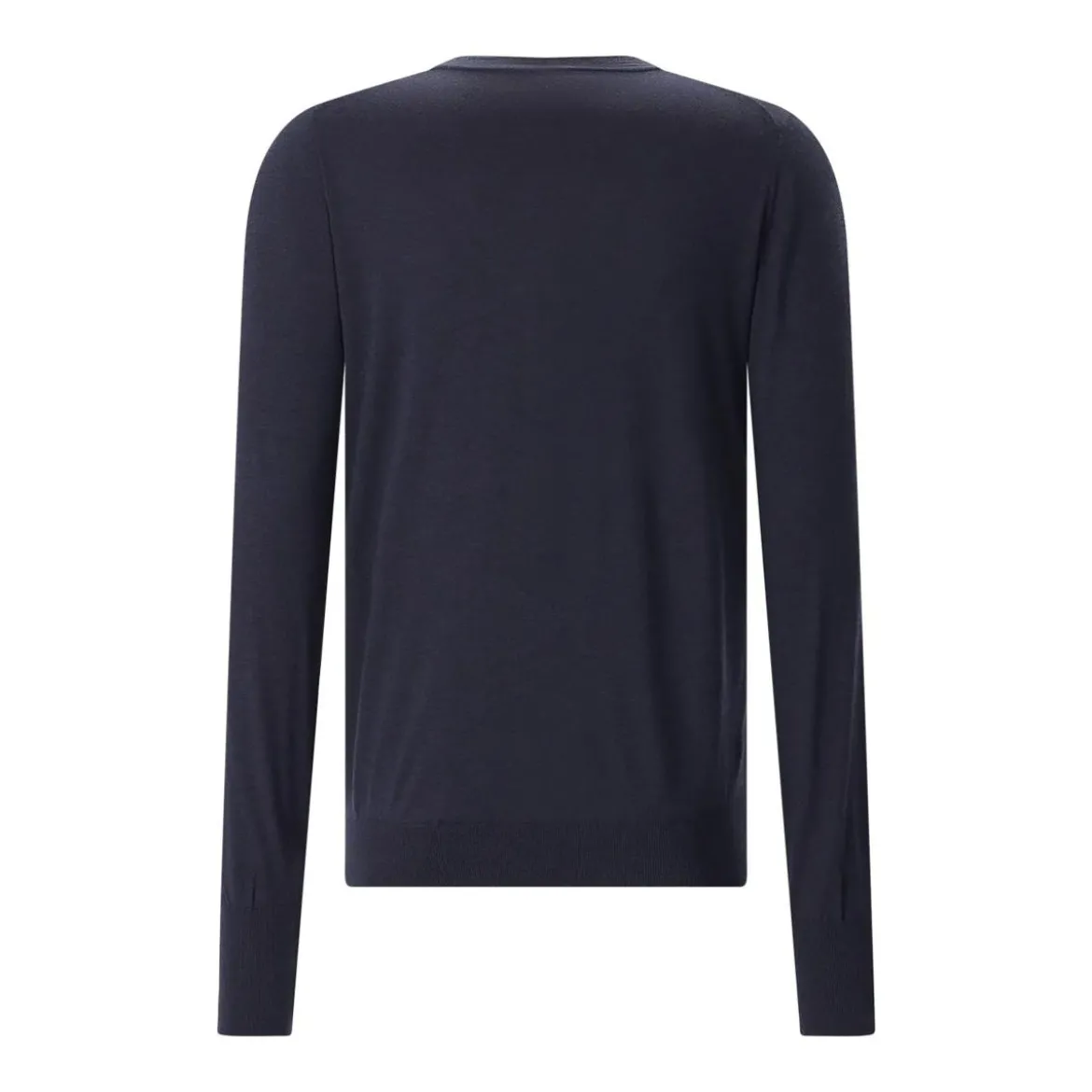 Stefan Brandt Pullover Enno aus Wolle dunkelblau Longsleeve
