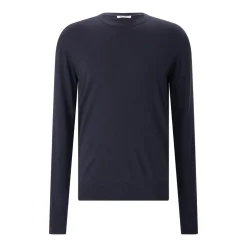Stefan Brandt Pullover Enno aus Wolle dunkelblau Longsleeve