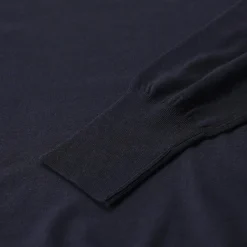 Stefan Brandt Pullover Enno aus Wolle dunkelblau Longsleeve