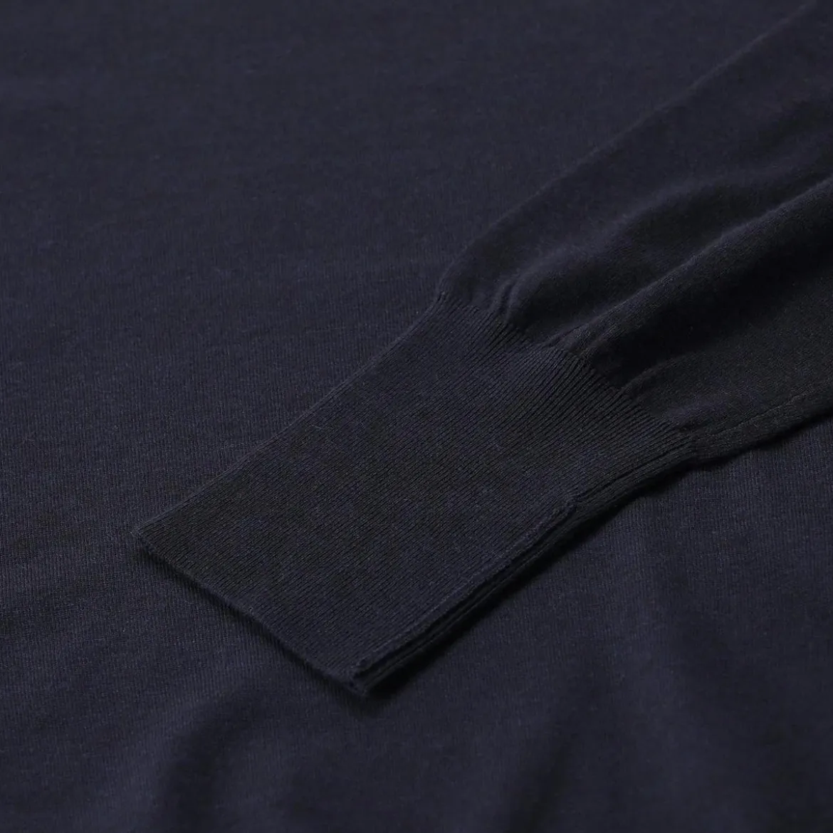 Stefan Brandt Pullover Enno aus Wolle dunkelblau Longsleeve