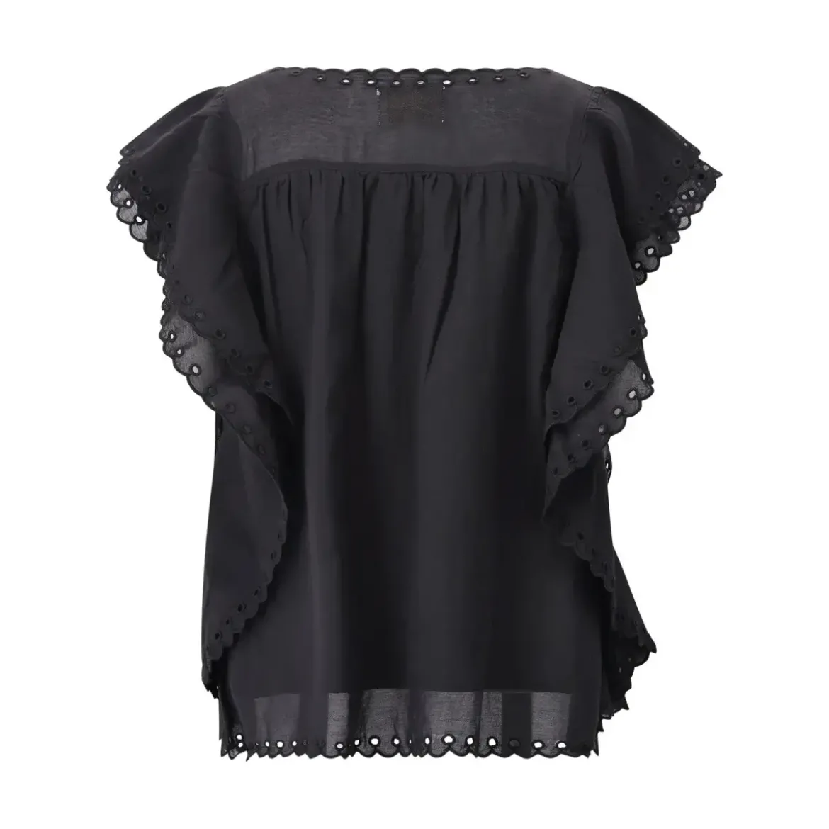 STELLA FOREST Blusenshirt Jayna mit Stickerei Weiß Bluse