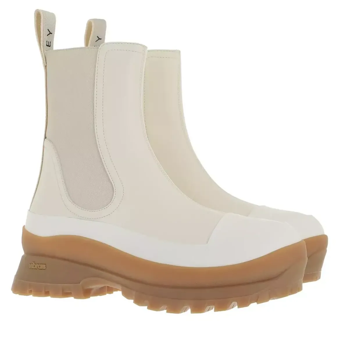 Stella McCartney Chealsea Boots Trace Cream Chelsea Boots