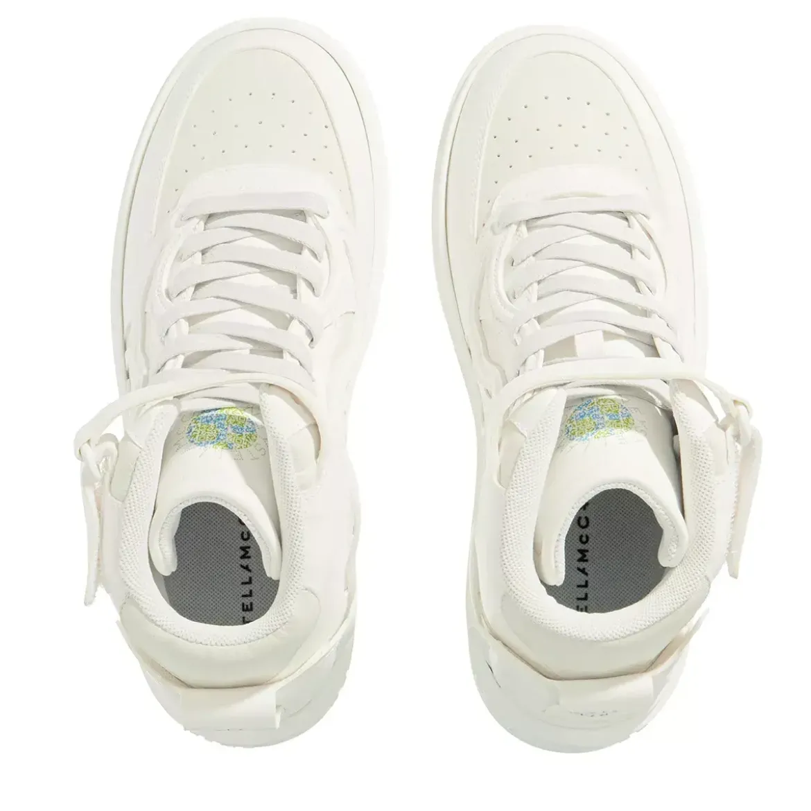 Stella McCartney Ice Coloured S Wave 2 High Top Sneakers White High-Top-Sneaker