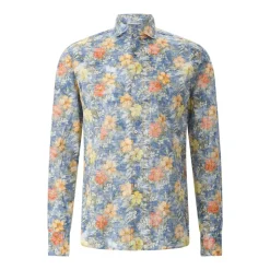 STENSTRÖMS Hemd mit floralem Print blau Hemd