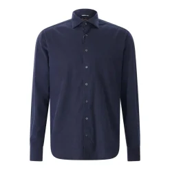 STENSTRÖMS Regular-Fit Cordhemd aus Baumwolle blau Hemd