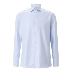STENSTRÖMS Regular-Fit Hemd mit Hahnentrittmuster blau Hemd