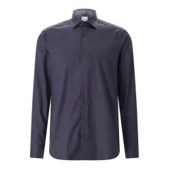 STENSTRÖMS Slim-Fit Hemd aus Baumwolle dunkelblau Hemd