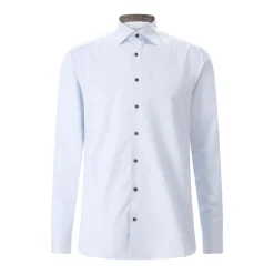 STENSTRÖMS Slim-Fit Hemd aus Baumwolle blau Hemd