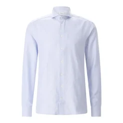 STENSTRÖMS Slim-Fit Hemd aus Baumwolle blau Hemd