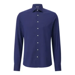 STENSTRÖMS Slim-Fit Hemd aus Baumwolle Blau Hemd