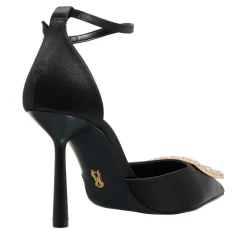 Steve Madden AccessionBlack Satin High Heels