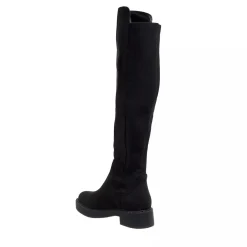 Steve Madden Applause Black Overknee-Boots