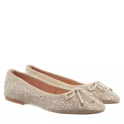 Steve Madden Blossoms R Champagne Ballerinas
