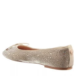 Steve Madden Blossoms R Champagne Ballerinas