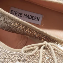 Steve Madden Blossoms R Champagne Ballerinas