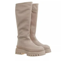 Steve Madden Chipp Greige Leather Stiefel