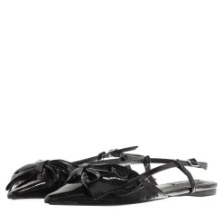 Steve Madden Dazzled Black Leather Mules