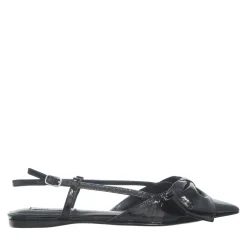 Steve Madden Dazzled Black Leather Mules