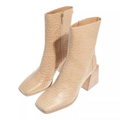 Steve Madden Duchess Tan Lizard Stiefeletten