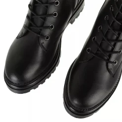 Steve Madden Neon Boot Black Multi Biker Boots