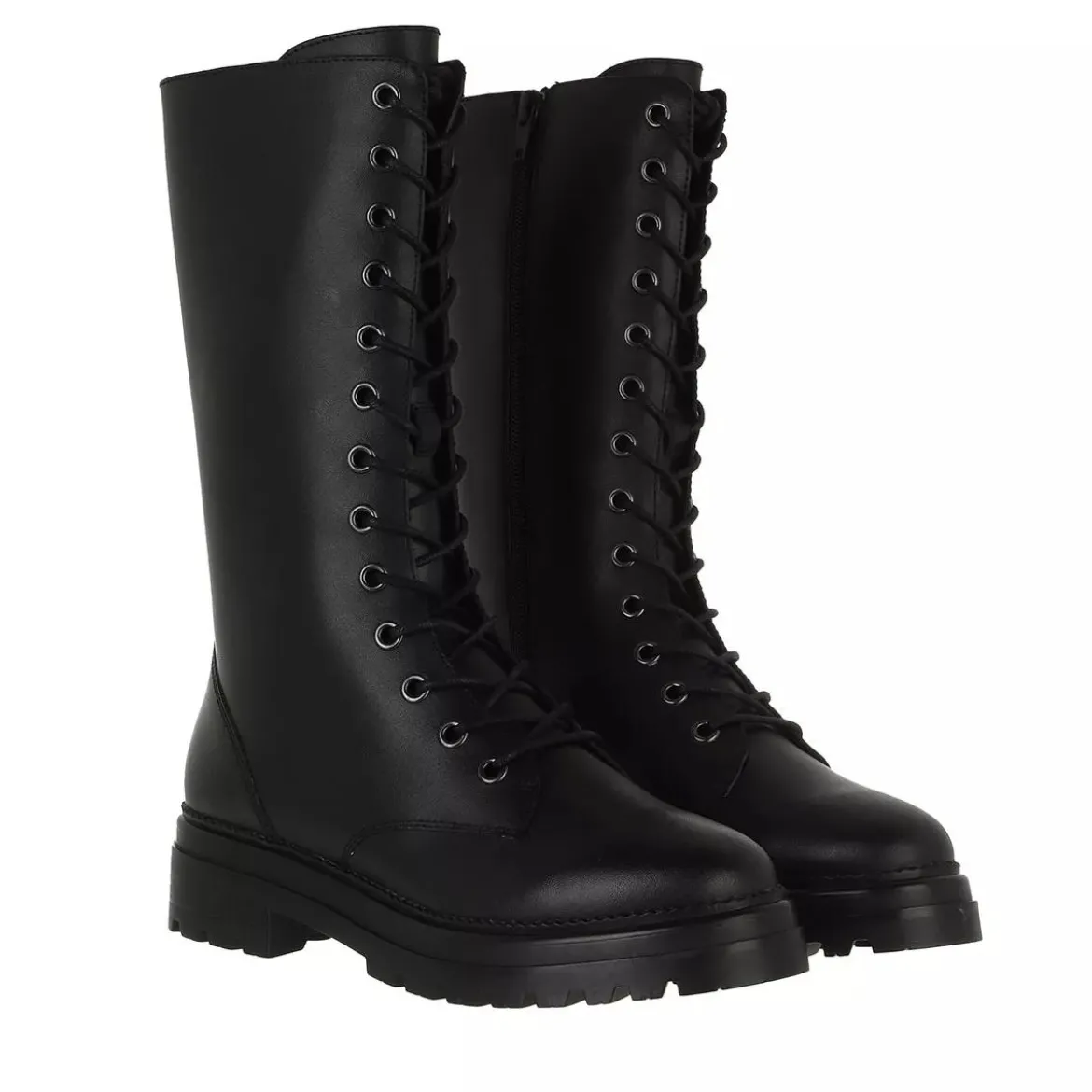 Steve Madden Neon Boot Black Multi Biker Boots
